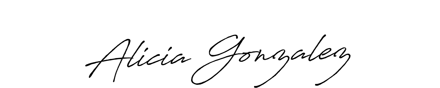 The best way (Antro_Vectra_Bolder) to make a short signature is to pick only two or three words in your name. The name Alicia Gonzalez include a total of six letters. For converting this name. Alicia Gonzalez signature style 7 images and pictures png