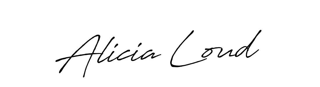 It looks lik you need a new signature style for name Alicia Loud. Design unique handwritten (Antro_Vectra_Bolder) signature with our free signature maker in just a few clicks. Alicia Loud signature style 7 images and pictures png