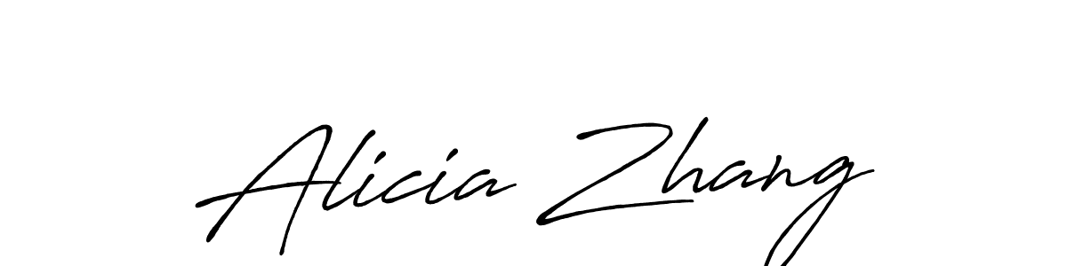 Similarly Antro_Vectra_Bolder is the best handwritten signature design. Signature creator online .You can use it as an online autograph creator for name Alicia Zhang. Alicia Zhang signature style 7 images and pictures png