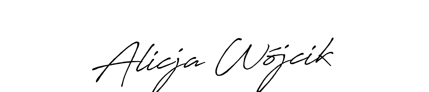 It looks lik you need a new signature style for name Alicja Wójcik. Design unique handwritten (Antro_Vectra_Bolder) signature with our free signature maker in just a few clicks. Alicja Wójcik signature style 7 images and pictures png