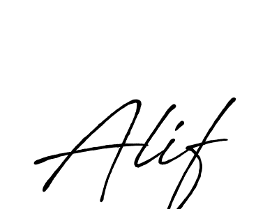 How to make Alif signature? Antro_Vectra_Bolder is a professional autograph style. Create handwritten signature for Alif name. Alif signature style 7 images and pictures png