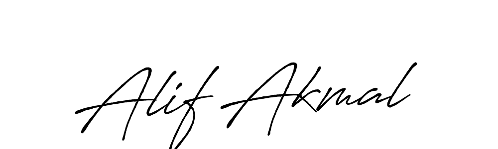 It looks lik you need a new signature style for name Alif Akmal. Design unique handwritten (Antro_Vectra_Bolder) signature with our free signature maker in just a few clicks. Alif Akmal signature style 7 images and pictures png