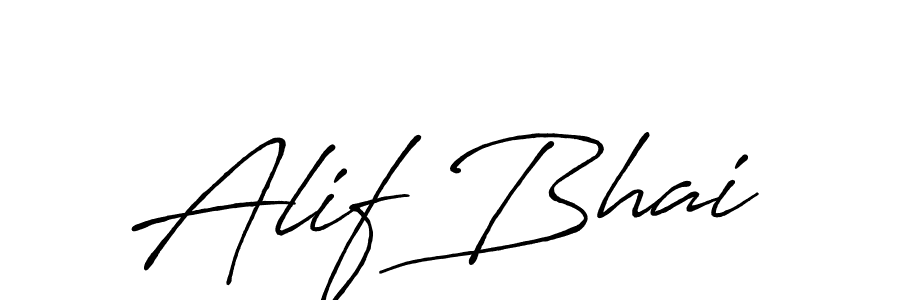 How to Draw Alif Bhai signature style? Antro_Vectra_Bolder is a latest design signature styles for name Alif Bhai. Alif Bhai signature style 7 images and pictures png