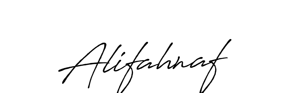 Also we have Alifahnaf name is the best signature style. Create professional handwritten signature collection using Antro_Vectra_Bolder autograph style. Alifahnaf signature style 7 images and pictures png