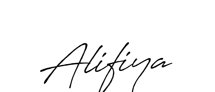 The best way (Antro_Vectra_Bolder) to make a short signature is to pick only two or three words in your name. The name Alifiya include a total of six letters. For converting this name. Alifiya signature style 7 images and pictures png