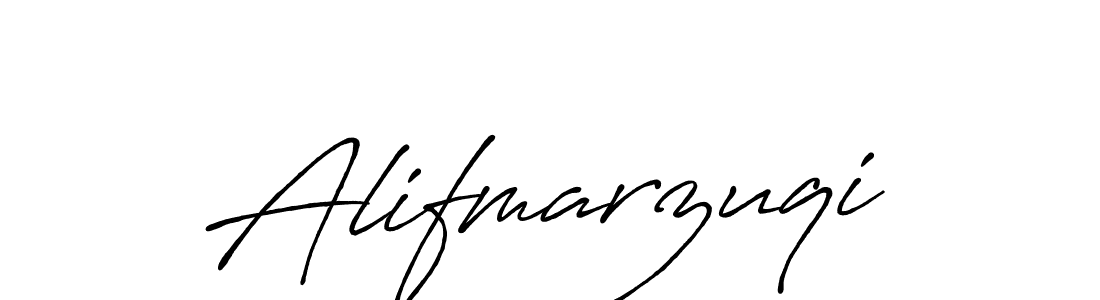 Create a beautiful signature design for name Alifmarzuqi. With this signature (Antro_Vectra_Bolder) fonts, you can make a handwritten signature for free. Alifmarzuqi signature style 7 images and pictures png