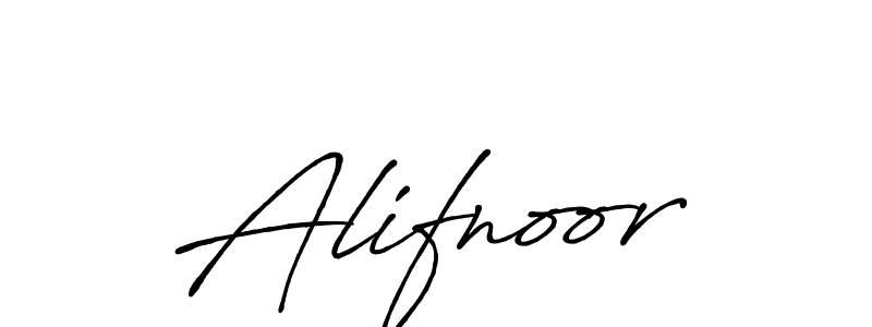 Design your own signature with our free online signature maker. With this signature software, you can create a handwritten (Antro_Vectra_Bolder) signature for name Alifnoor. Alifnoor signature style 7 images and pictures png