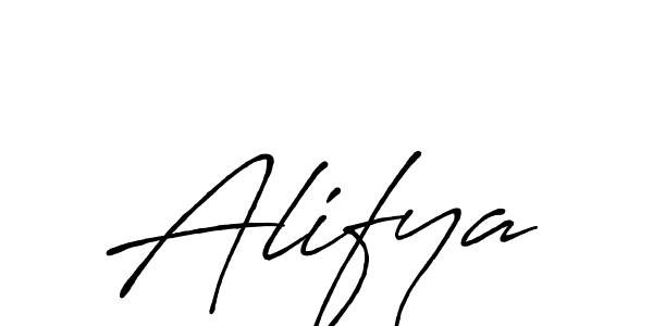 How to make Alifya name signature. Use Antro_Vectra_Bolder style for creating short signs online. This is the latest handwritten sign. Alifya signature style 7 images and pictures png