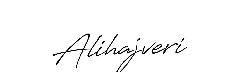 How to make Alihajveri signature? Antro_Vectra_Bolder is a professional autograph style. Create handwritten signature for Alihajveri name. Alihajveri signature style 7 images and pictures png