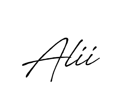 Similarly Antro_Vectra_Bolder is the best handwritten signature design. Signature creator online .You can use it as an online autograph creator for name Alii. Alii signature style 7 images and pictures png