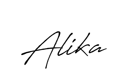 Also You can easily find your signature by using the search form. We will create Alika name handwritten signature images for you free of cost using Antro_Vectra_Bolder sign style. Alika signature style 7 images and pictures png