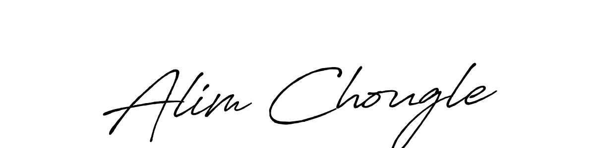 It looks lik you need a new signature style for name Alim Chougle. Design unique handwritten (Antro_Vectra_Bolder) signature with our free signature maker in just a few clicks. Alim Chougle signature style 7 images and pictures png