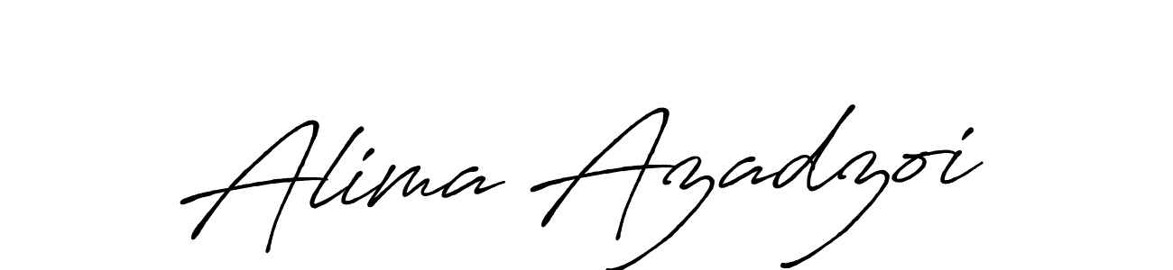 It looks lik you need a new signature style for name Alima Azadzoi. Design unique handwritten (Antro_Vectra_Bolder) signature with our free signature maker in just a few clicks. Alima Azadzoi signature style 7 images and pictures png