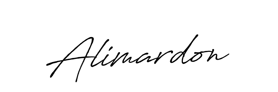 How to make Alimardon name signature. Use Antro_Vectra_Bolder style for creating short signs online. This is the latest handwritten sign. Alimardon signature style 7 images and pictures png