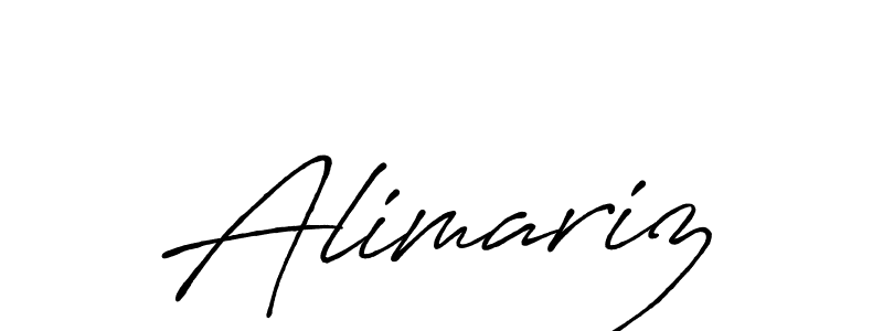 How to make Alimariz name signature. Use Antro_Vectra_Bolder style for creating short signs online. This is the latest handwritten sign. Alimariz signature style 7 images and pictures png