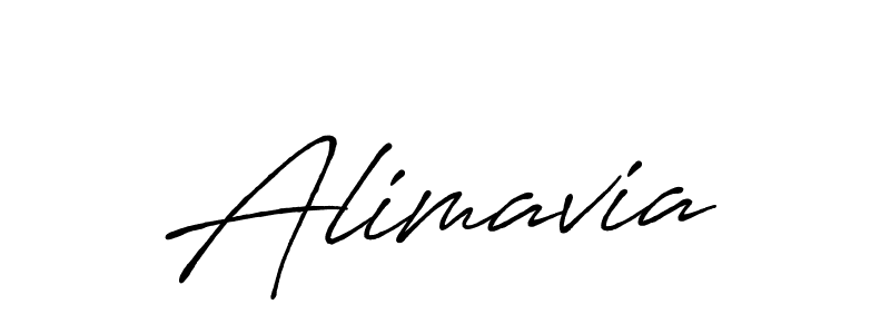 Alimavia stylish signature style. Best Handwritten Sign (Antro_Vectra_Bolder) for my name. Handwritten Signature Collection Ideas for my name Alimavia. Alimavia signature style 7 images and pictures png