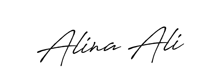 Similarly Antro_Vectra_Bolder is the best handwritten signature design. Signature creator online .You can use it as an online autograph creator for name Alina Ali. Alina Ali signature style 7 images and pictures png