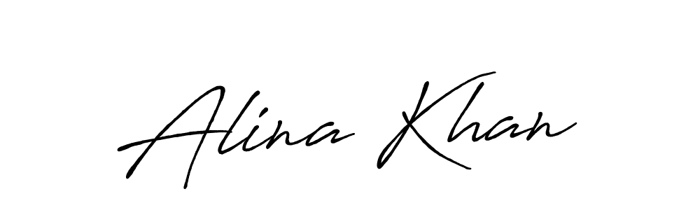 It looks lik you need a new signature style for name Alina Khan. Design unique handwritten (Antro_Vectra_Bolder) signature with our free signature maker in just a few clicks. Alina Khan signature style 7 images and pictures png