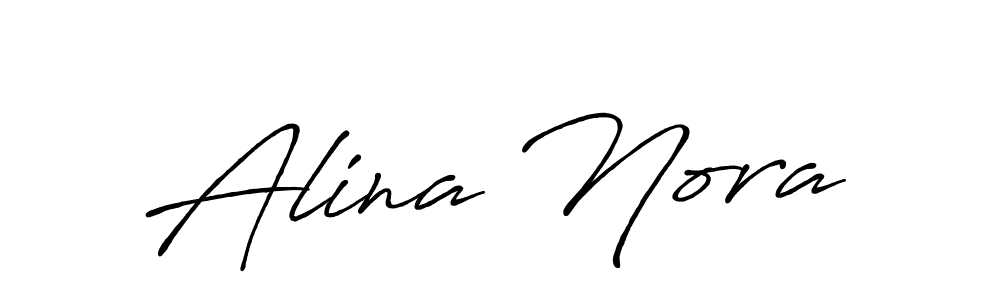 This is the best signature style for the Alina Nora name. Also you like these signature font (Antro_Vectra_Bolder). Mix name signature. Alina Nora signature style 7 images and pictures png