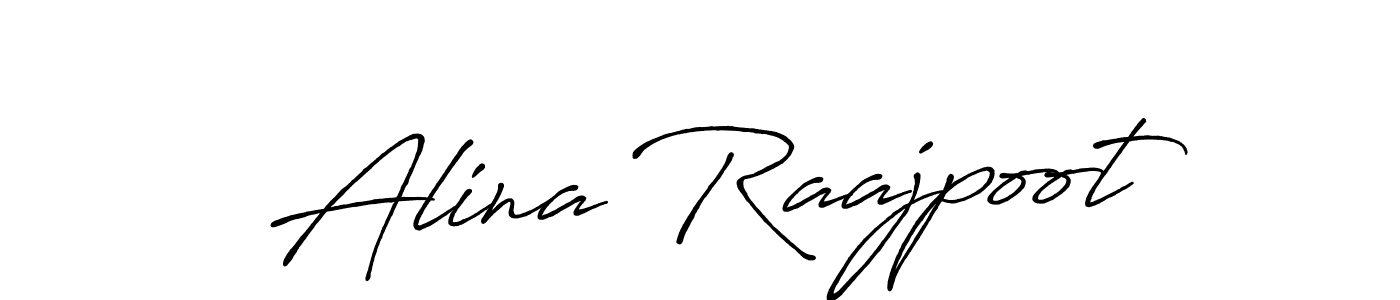 You should practise on your own different ways (Antro_Vectra_Bolder) to write your name (Alina Raajpoot) in signature. don't let someone else do it for you. Alina Raajpoot signature style 7 images and pictures png