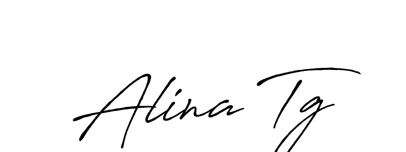 Best and Professional Signature Style for Alina Tg. Antro_Vectra_Bolder Best Signature Style Collection. Alina Tg signature style 7 images and pictures png