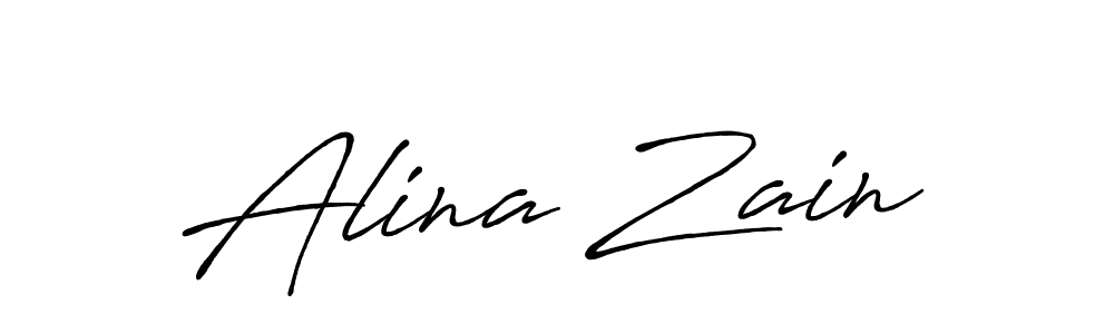 It looks lik you need a new signature style for name Alina Zain. Design unique handwritten (Antro_Vectra_Bolder) signature with our free signature maker in just a few clicks. Alina Zain signature style 7 images and pictures png