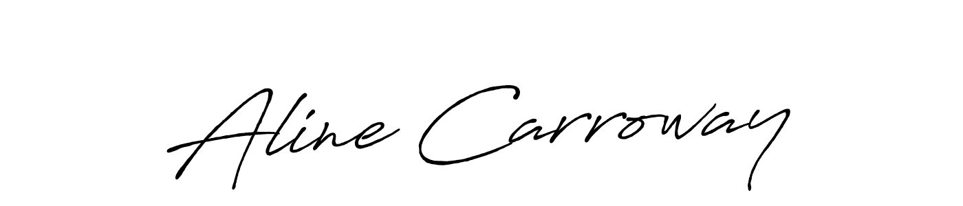 Also we have Aline Carroway name is the best signature style. Create professional handwritten signature collection using Antro_Vectra_Bolder autograph style. Aline Carroway signature style 7 images and pictures png