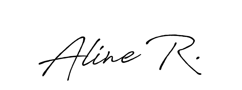 Similarly Antro_Vectra_Bolder is the best handwritten signature design. Signature creator online .You can use it as an online autograph creator for name Aline R.. Aline R. signature style 7 images and pictures png