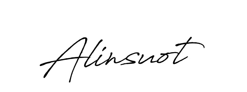 Alinsuot stylish signature style. Best Handwritten Sign (Antro_Vectra_Bolder) for my name. Handwritten Signature Collection Ideas for my name Alinsuot. Alinsuot signature style 7 images and pictures png