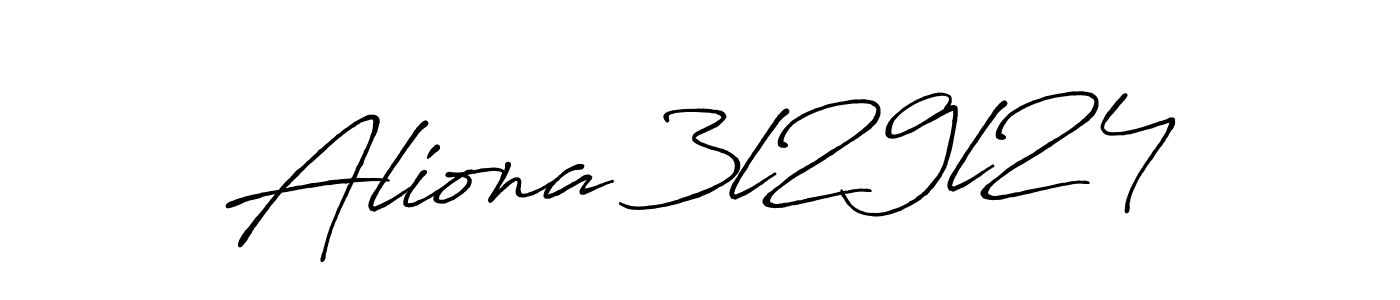 Make a beautiful signature design for name Aliona 3l29l24. With this signature (Antro_Vectra_Bolder) style, you can create a handwritten signature for free. Aliona 3l29l24 signature style 7 images and pictures png