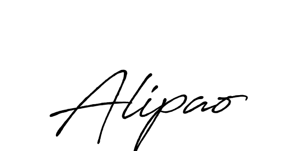 You should practise on your own different ways (Antro_Vectra_Bolder) to write your name (Alipao) in signature. don't let someone else do it for you. Alipao signature style 7 images and pictures png