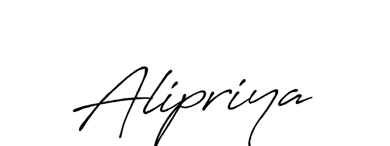 How to make Alipriya name signature. Use Antro_Vectra_Bolder style for creating short signs online. This is the latest handwritten sign. Alipriya signature style 7 images and pictures png