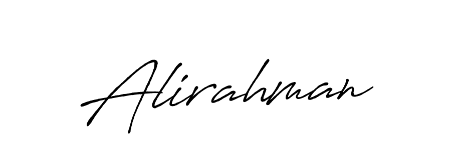 Also we have Alirahman name is the best signature style. Create professional handwritten signature collection using Antro_Vectra_Bolder autograph style. Alirahman signature style 7 images and pictures png