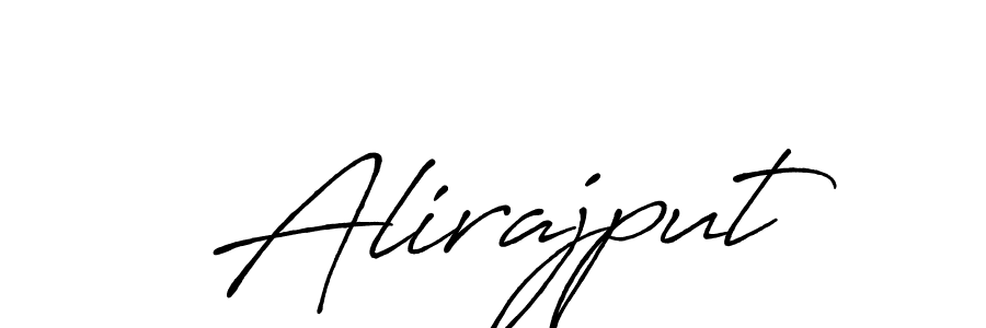 It looks lik you need a new signature style for name Alirajput. Design unique handwritten (Antro_Vectra_Bolder) signature with our free signature maker in just a few clicks. Alirajput signature style 7 images and pictures png