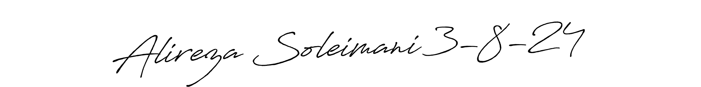 Alireza Soleimani 3-8-24 stylish signature style. Best Handwritten Sign (Antro_Vectra_Bolder) for my name. Handwritten Signature Collection Ideas for my name Alireza Soleimani 3-8-24. Alireza Soleimani 3-8-24 signature style 7 images and pictures png