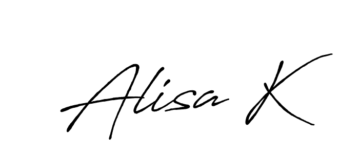 Check out images of Autograph of Alisa K name. Actor Alisa K Signature Style. Antro_Vectra_Bolder is a professional sign style online. Alisa K signature style 7 images and pictures png