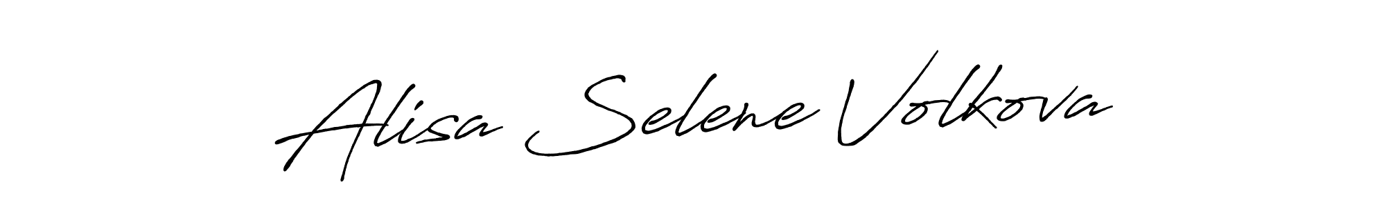 How to Draw Alisa Selene Volkova signature style? Antro_Vectra_Bolder is a latest design signature styles for name Alisa Selene Volkova. Alisa Selene Volkova signature style 7 images and pictures png