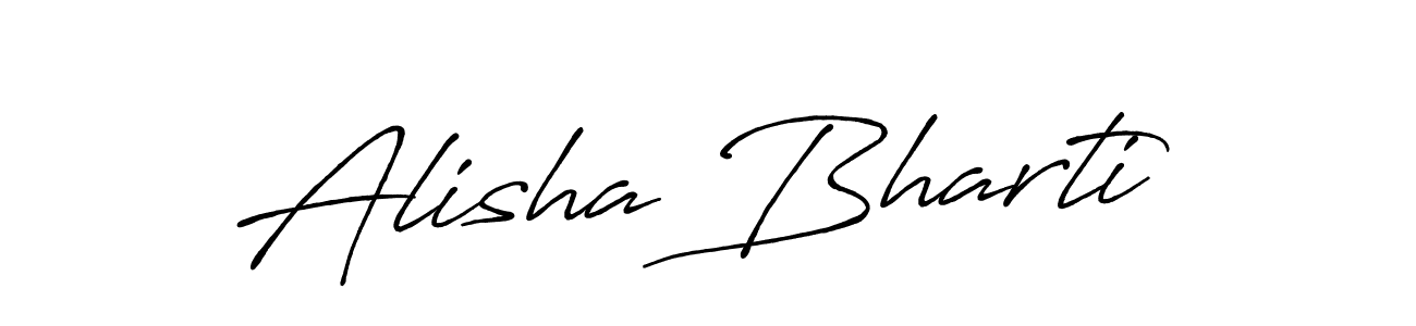 How to Draw Alisha Bharti signature style? Antro_Vectra_Bolder is a latest design signature styles for name Alisha Bharti. Alisha Bharti signature style 7 images and pictures png