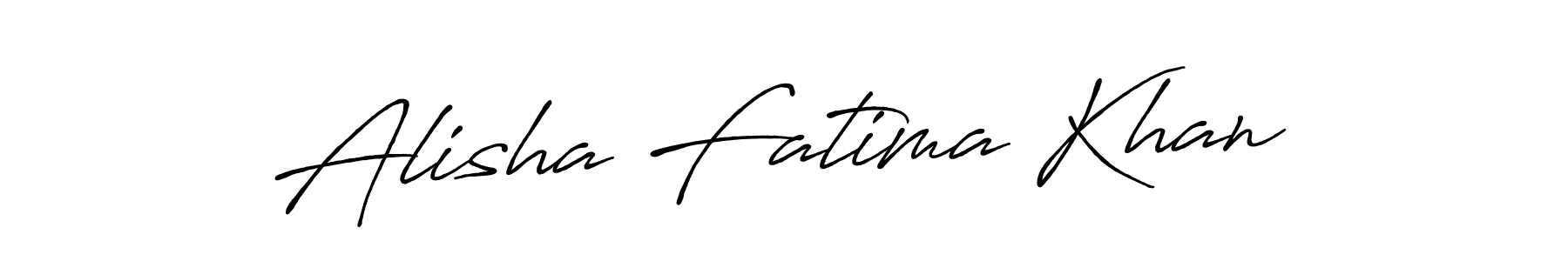Alisha Fatima Khan stylish signature style. Best Handwritten Sign (Antro_Vectra_Bolder) for my name. Handwritten Signature Collection Ideas for my name Alisha Fatima Khan. Alisha Fatima Khan signature style 7 images and pictures png