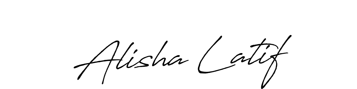 Make a beautiful signature design for name Alisha Latif. Use this online signature maker to create a handwritten signature for free. Alisha Latif signature style 7 images and pictures png
