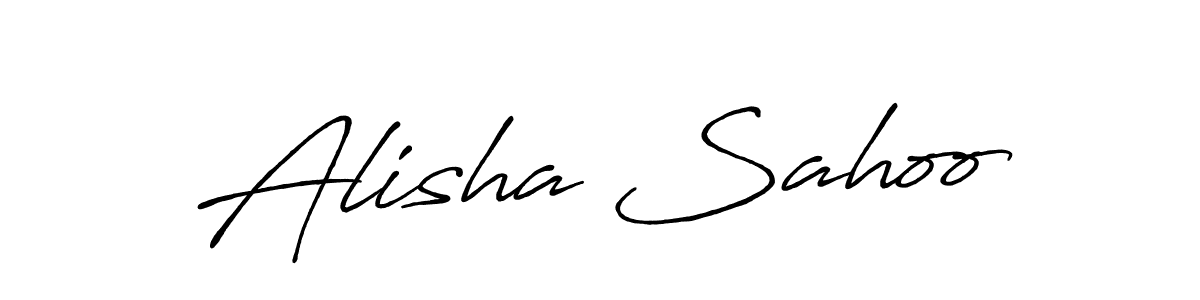 Make a short Alisha Sahoo signature style. Manage your documents anywhere anytime using Antro_Vectra_Bolder. Create and add eSignatures, submit forms, share and send files easily. Alisha Sahoo signature style 7 images and pictures png
