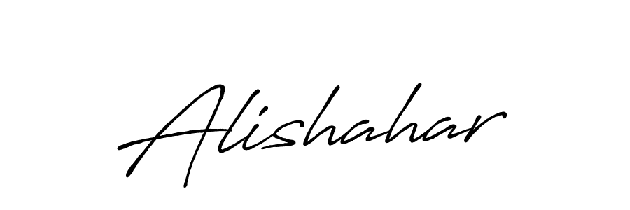 Design your own signature with our free online signature maker. With this signature software, you can create a handwritten (Antro_Vectra_Bolder) signature for name Alishahar. Alishahar signature style 7 images and pictures png