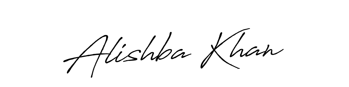 How to make Alishba Khan signature? Antro_Vectra_Bolder is a professional autograph style. Create handwritten signature for Alishba Khan name. Alishba Khan signature style 7 images and pictures png