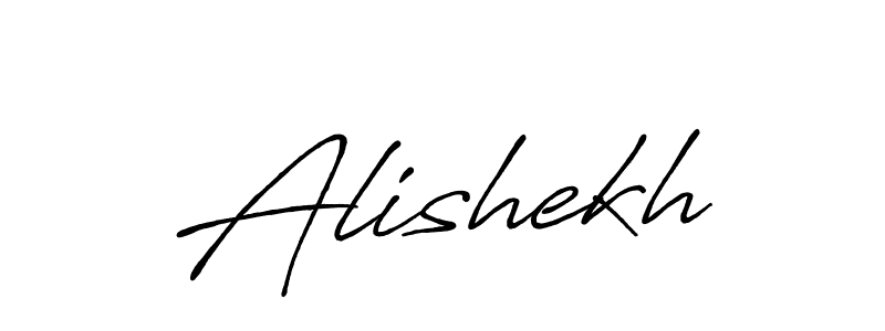 Alishekh stylish signature style. Best Handwritten Sign (Antro_Vectra_Bolder) for my name. Handwritten Signature Collection Ideas for my name Alishekh. Alishekh signature style 7 images and pictures png
