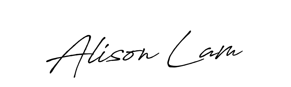 Also we have Alison Lam name is the best signature style. Create professional handwritten signature collection using Antro_Vectra_Bolder autograph style. Alison Lam signature style 7 images and pictures png