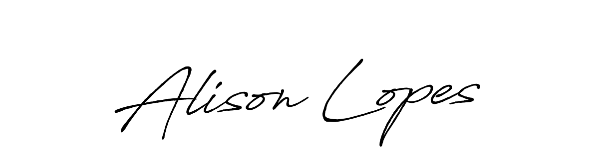 Once you've used our free online signature maker to create your best signature Antro_Vectra_Bolder style, it's time to enjoy all of the benefits that Alison Lopes name signing documents. Alison Lopes signature style 7 images and pictures png