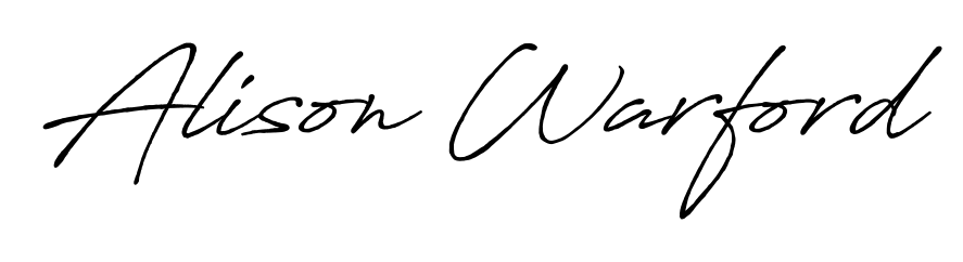 Create a beautiful signature design for name Alison Warford. With this signature (Antro_Vectra_Bolder) fonts, you can make a handwritten signature for free. Alison Warford signature style 7 images and pictures png