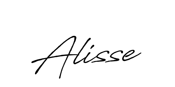 The best way (Antro_Vectra_Bolder) to make a short signature is to pick only two or three words in your name. The name Alisse include a total of six letters. For converting this name. Alisse signature style 7 images and pictures png