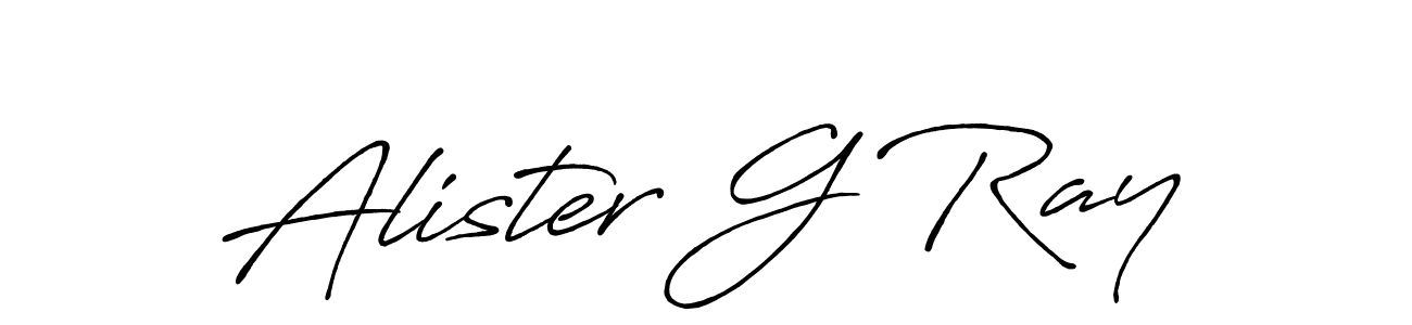 You should practise on your own different ways (Antro_Vectra_Bolder) to write your name (Alister G Ray) in signature. don't let someone else do it for you. Alister G Ray signature style 7 images and pictures png