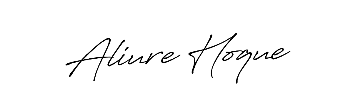 Once you've used our free online signature maker to create your best signature Antro_Vectra_Bolder style, it's time to enjoy all of the benefits that Aliure Hoque name signing documents. Aliure Hoque signature style 7 images and pictures png